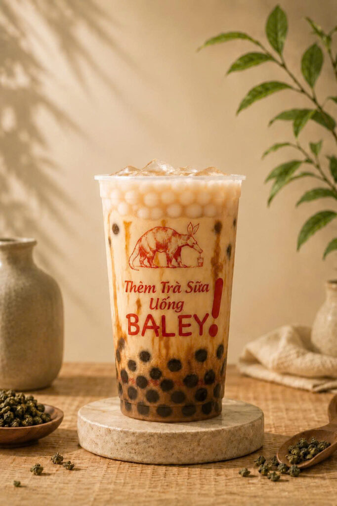 TRÀ SỮA BALEY CHUNG ĐÔI 1