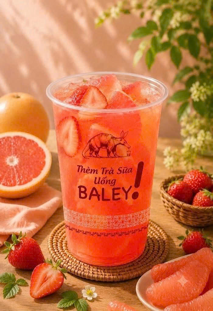 TRÀ BƯỞI DÂU TÂY