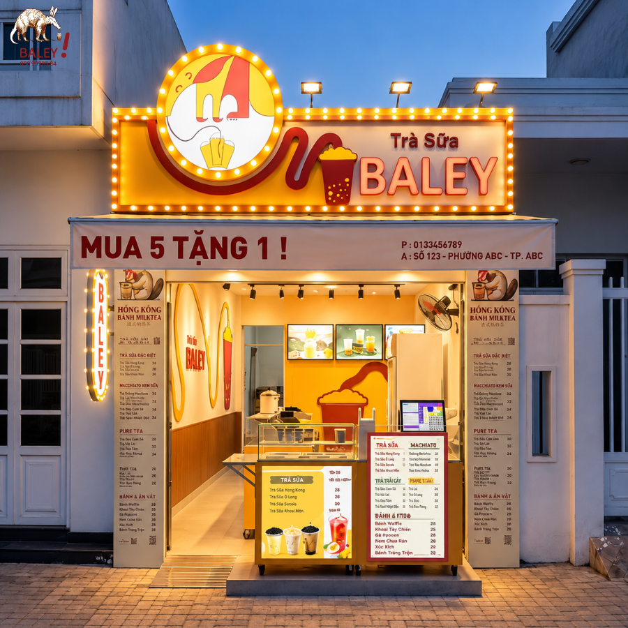 Trà sữa nhượng quyền Baley